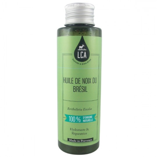 Huile de Noix du Brésil Bio 50 ml - Hydratante et anti-fourches - Une huile magique contre la peau de crocodile. Huile sèche