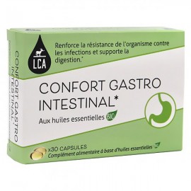 Capsules d'huiles essentielles - Digestion Transit pour apaiser les inconforts digestifs comme les ballonnements.