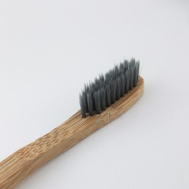Brosse à dents Infusé au Charbon - Adulte - Bambou 100% Recyclable