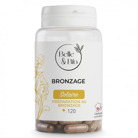 Bronzage aux 8 Actifs Bio 120 gélules - Optimise le bronzage