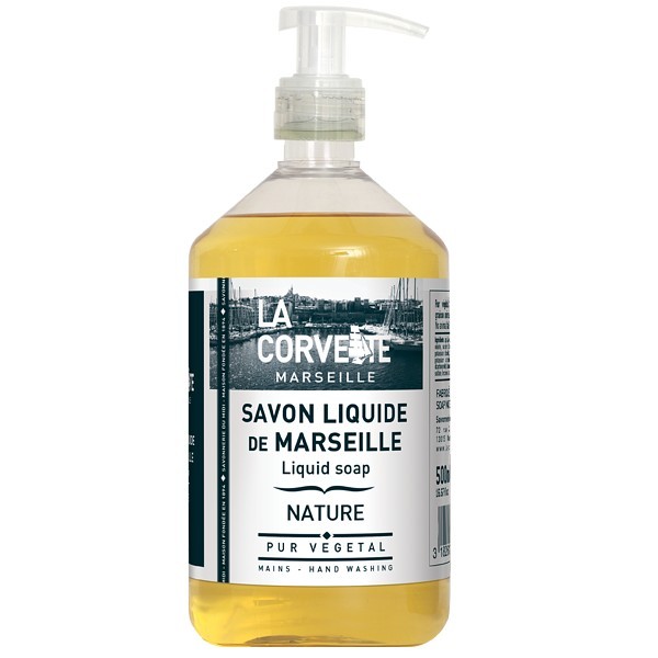 Liquide vaisselle au savon de Marseille, U Nature (500 ml)