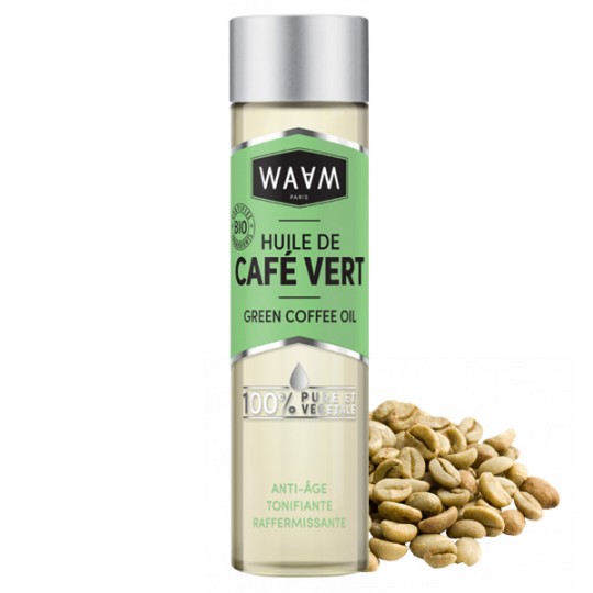 Huile de Café Vert 100 ml - Raffermissante et Tonifiante