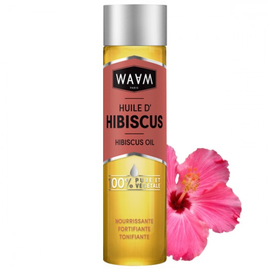 Huile d'Hibiscus 100 ml Waam - Nourrissante et Fortifiante