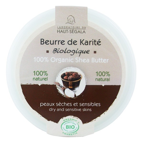 Beurre de karité bio - 100% pur beurre de karité - Peaux sèches et sensibles
