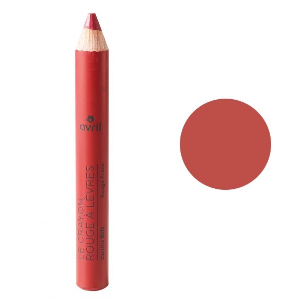 Crayon rouge à lèvres - Rouge Franc - Jumbo bio Avril Cosmetique