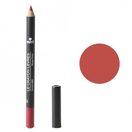 Crayon contour des lèvres - Rouge Franc - Avril Maquillage bio