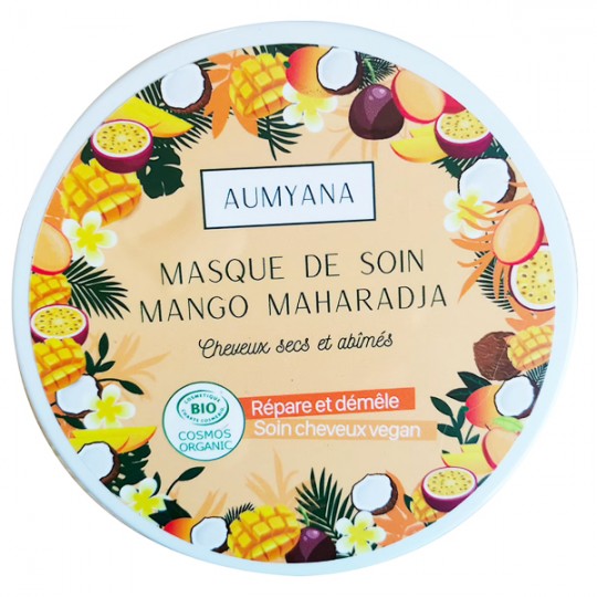Masque de soin Cheveux Secs et Abîmés 250 ml - Mango Maharadja