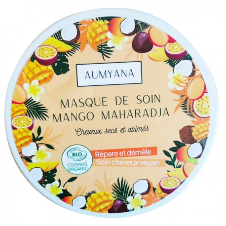 Masque de soin Cheveux Secs et Abîmés 250 ml - Mango Maharadja