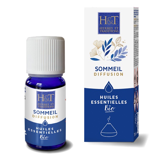 Synergie aroma à diffuser 10 ml - Sommeil Herbes et Traditions