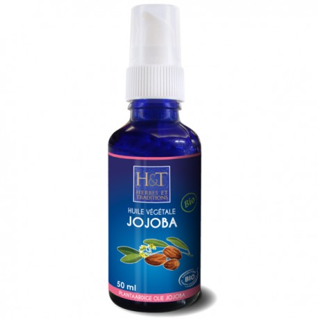 Huile de Jojoba bio pour la peau en cas d'acné et peau grasse.