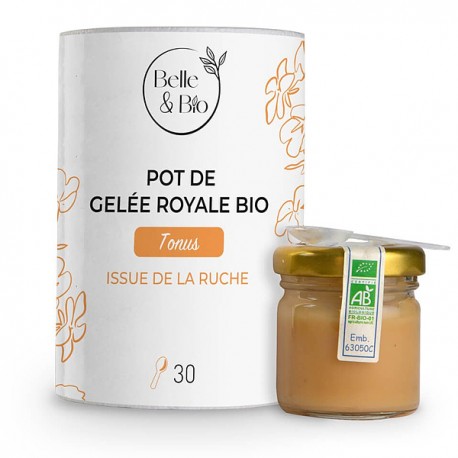 Gelée Royale Bio 100% - Pot de 25 Grammes